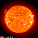 Nuestro Sol ahora. Imagen solar actual, se abrir&aacute; en una ventana emergente.